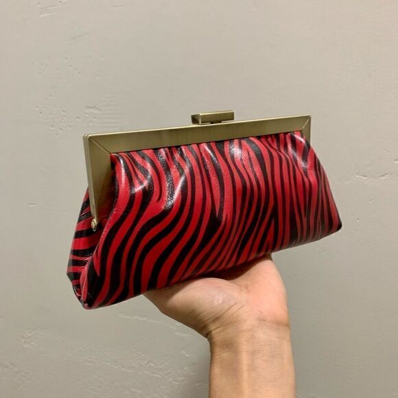 Handmade Genuine Leather Push-lock Clutch/Crossbody/Evening Bag - Picture 6 of 12